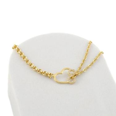 Imagem de Pulseira Feminina 3 Ouro 18k 750. Certificado de Garantia - JOIE JOIAS