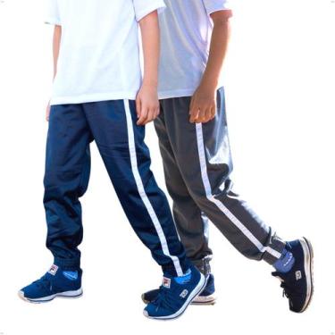 Imagem de Kit 2 Calças Jogger Infantil Helanca Elástico na Barra 424 - BEN20, 6,