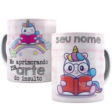 Imagem de Canecas de Porcelana Personalizadas Insultos - Estampa Sublimada, Arte