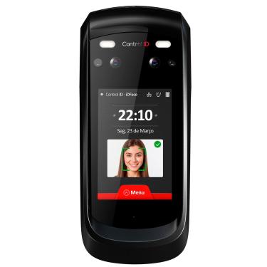 Imagem de Controle de Acesso Facial Control iD iDFace, Ethernet, 125 kHz ASK, Até 10.000 Faces - IDFACE/FP/A