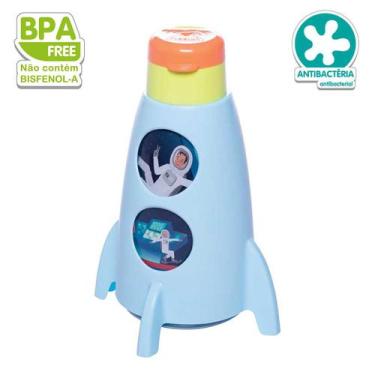 Imagem de Garrafinha Infantil Astronauta Garrafa Foguete 320 ml Escolar - Plasút