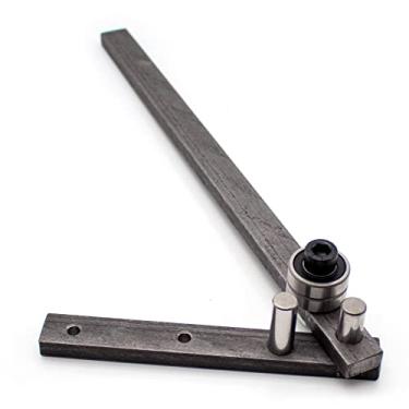 Imagem de iDili Dobrador de ferro plano reforçado com máquina de dobra manual 1-10 mm ferro/aço/fio de cobre ferramenta de formação de gancho de pesca