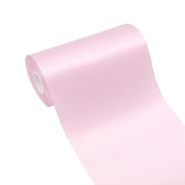 Imagem de Simplegoal Fita de cetim rosa 15 cm 25 jardas tecido grande fita de seda para embrulho de presente kit cerimônia de corte grande abertura cadeira faixa mesa cabelo carro laços costura artesanato