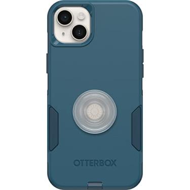 Imagem de Pacote: Capa OTTERBOX Commuter Series para iPhone 14 Plus - (não seja azul) + PopSockets PopGrip - (transparente)