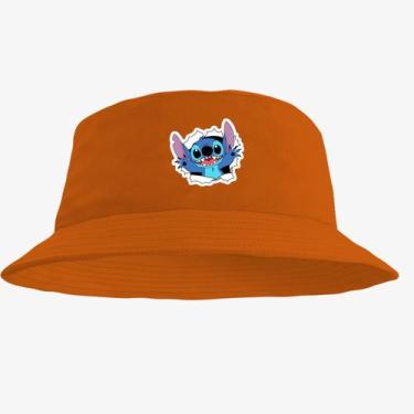 Imagem de Chapéu Bucket Hat Estampado Litlle - MP Moda Masculina, Único, Laranja