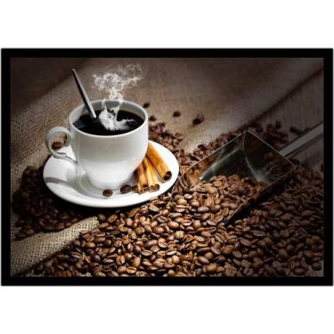 Imagem de Quadro Decorativo Gourmet Café Xícara Padarias Cafeterias Confeitarias