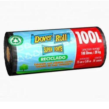 Imagem de Saco Lixo Dover Roll 100L Super Forte Preto 10Un - doverroll