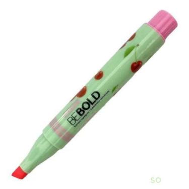 Imagem de Marca Texto Com Aroma de Frutas Be Bold NEWPEN, Rosa Pastel