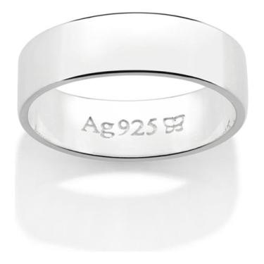 Imagem de Aliança Lisa Com 5,0 Mm. 810206 - ROMMANEL, Branco, 20