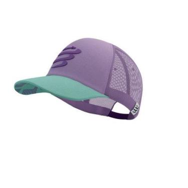 Imagem de Boné Trucker Cap New -  Lilás/Azul - COMPRESSPORT