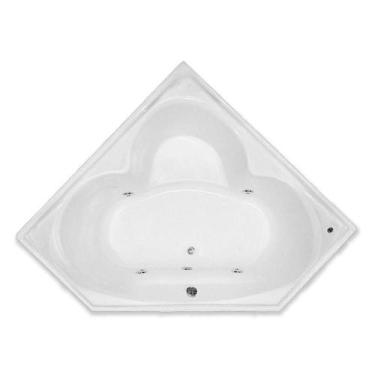 Imagem de Banheira De Canto Cantoni Dupla Com Hidro - Só Banheiras, 1,48X1,48X0,