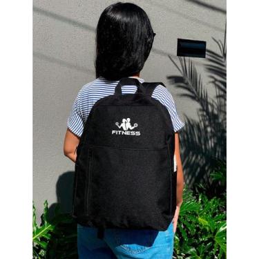 Imagem de Mochila Nylon Bolso Vertical CASAL FITNESS Estampada Personalizada Res