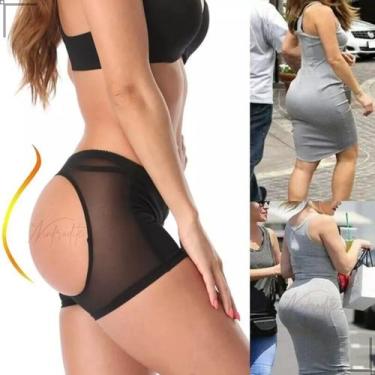 Imagem de Calcinha Short Empina Levanta Bumbum Sem Bojo Efeito Silicone - Ninfro