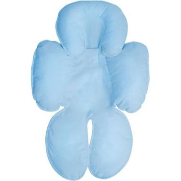 Imagem de Bebê Conforto Cadeirinha Carrinho Macio Azul liso - Luma Confort