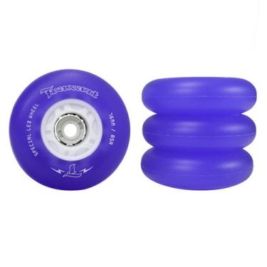 Imagem de Jogo de Rodas Traxart LED Special Roxo 76mm/85A