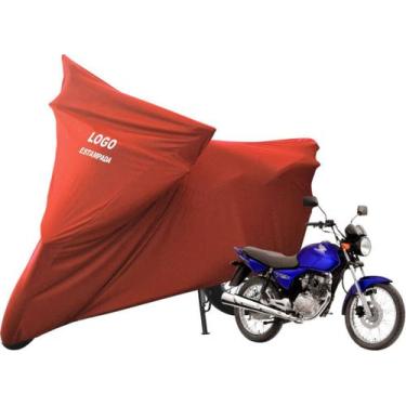 Imagem de Capa Para Proteger Moto Honda CG 150 Titan-ES De Luxo - Mz, Vermelha
