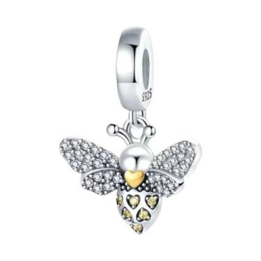 Imagem de Amuletos de Trevo Verde para Pulseira de Prata Esterlina 925 - Acessór