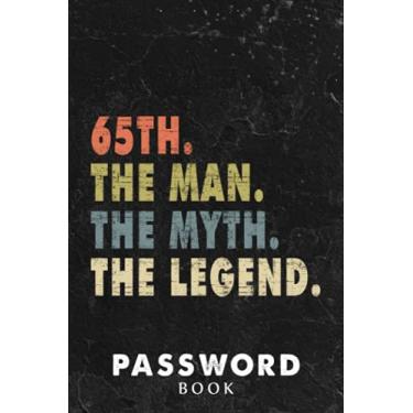 Imagem de Password book 65th Birthday Gift The Man Myth Legend Born In JULY 1955 Meme: Xmas,Halloween,2021,2022,Christmas Gifts,Thanksgiving,Small password notebook,Password book mini