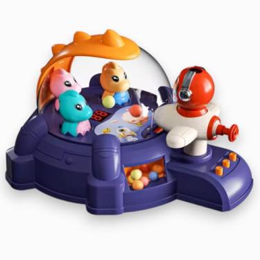 Imagem de Jogo Pinball Infantil Espacial com Bolinhas Acerte o Alvo Dinossauros