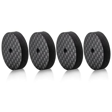 Imagem de Almofadas de base de isolamento de alto-falante, protetor de chão, alto falante, tapetes absorventes de choque, pés para toca-discos de áudio, alto-falante CD AMP (25 x 5 mm)