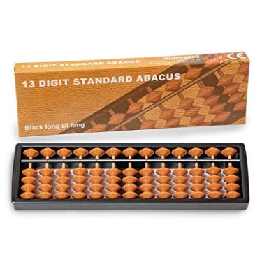 Imagem de Calculadora Soroban Digital Standard Abacus-20 cm Profissional 13 colunas (Ferramenta Funcional e Educacional)