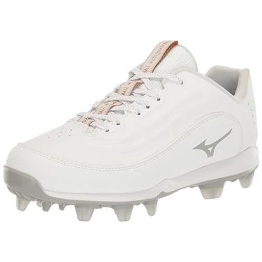 Imagem de Mizuno Chuteiras de beisebol masculinas Ambition 3 Low TPU, Branco, 38