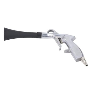 Imagem de 2 Modos de Limpeza Soprador de Poeira, Bocal de Liga de Alumínio, Bocal de Fluxo de Ar Ajustável para Limpeza Externa do Interior do Carro, Soprador de Alta Pressão para Tapetes,