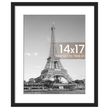 Imagem de Porta-retrato upsimples de 35,6 x 43,2 cm, exibição de fotos de 28 x 35,6 cm com paspatur ou 35,6 x 43,2 cm sem paspatur, galeria de parede, rosa, 1 unidade