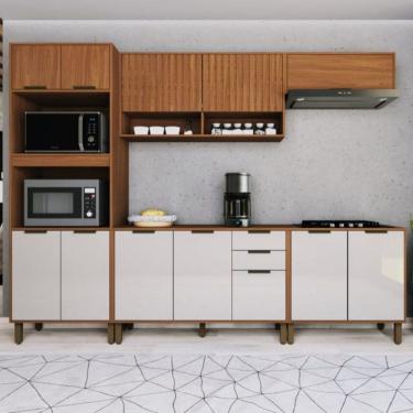 Imagem de Cozinha Completa 5 Peças 12 Portas 2 Gavetas Sem Tampo Indekes Paris