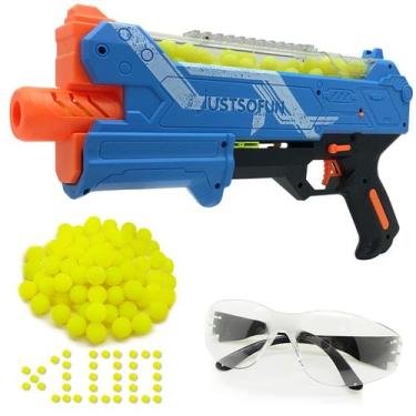 Imagem de Pistola de Brinquedo YTSWELE com Óculos de Proteção e 100 Cartuchos