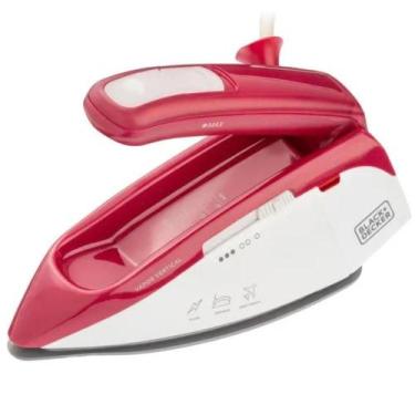 Imagem de Ferro de Passar Portátil para Viagem Black e Decker FXVG1 Vermelho Biv
