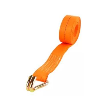 Imagem de Kit 4 Cintas Amarração Carga 1,5T x 9m x 50mm Gancho J - OMEGA