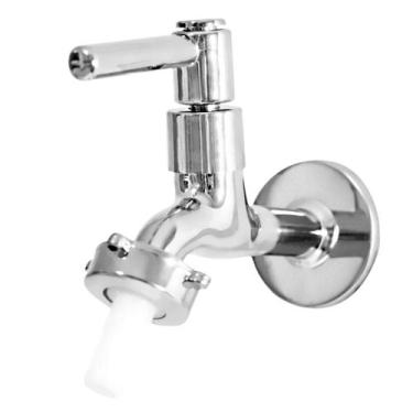 Imagem de Torneira Para Jardim Tanque Metal Alavanca Cromada 1128 C72 - ALPHA HI