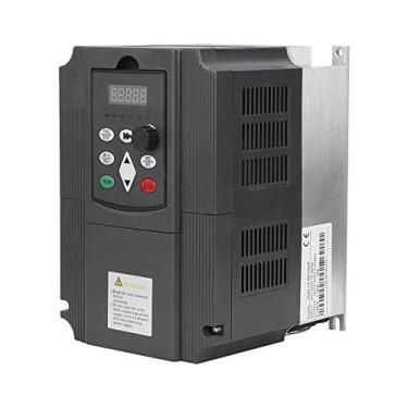 Imagem de Nflixin@ Inversor de Frequência Variável VFD, 1PH 220VAC Entrada 3PH 220VAC Saída 7,5kW, Controle V/F, Controle Vetorial, Partida Suave, para Compressor de Ar, Máquina de