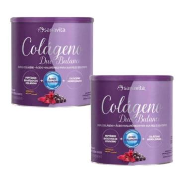 Imagem de Kit 2x - Colágeno Duo Balance - SANAVITA Sabor:Frutas Roxas