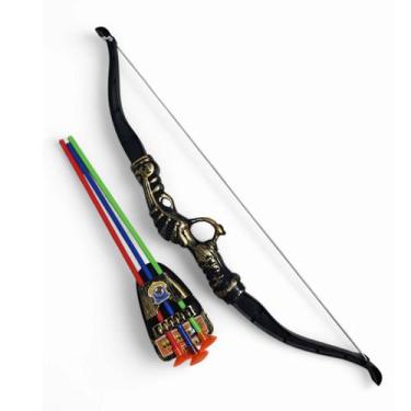 Imagem de Arco e Flecha Infantil Mini Bolsa Dardos Ventosa JR0001 - Jr Toys