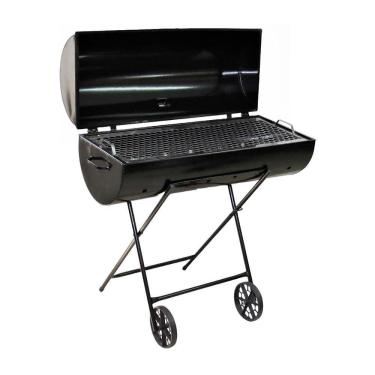 Imagem de Churrasqueira Mega Grill Grelha Carrinho E Rodas 92x78x30cm