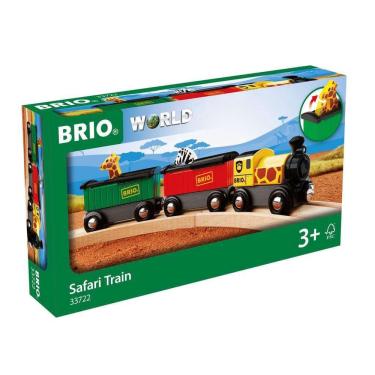 Imagem de Conjunto de trem de brinquedo brio World Safari 33722 para crianças de 3 anos ou mais