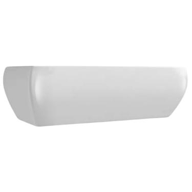 Imagem de Vaso Floreira Jardineira Plantas Hortas Fibra Vidro 100cm (Branco)