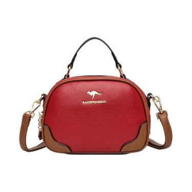 Imagem de Bolsa Messenger Feminina de Couro Luxo - Bolsa de Ombro com Alça Super