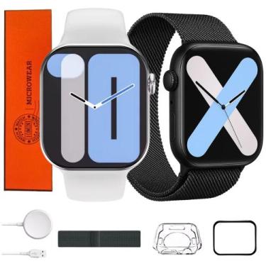 Imagem de Smartwatch Feminino Masculinho W10 Pro Mini Chatgpt Amoled Gps Pulseir