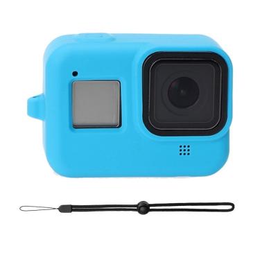 Imagem de Capa Em Silicone Azul + Cordão Gopro Hero 8