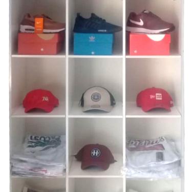 Imagem de Expositor Cabiceiro Colméia Armário Arara Balcão Loja Roupas