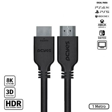 Imagem de Cabo Hdmi Ultra 2.1 28Awg Puro Cobre 8K 1 Metro - Phm21-1