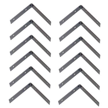 Imagem de Kit 12 Chapa Em L Emenda Para Vigas Colunas E Telhados 15X15