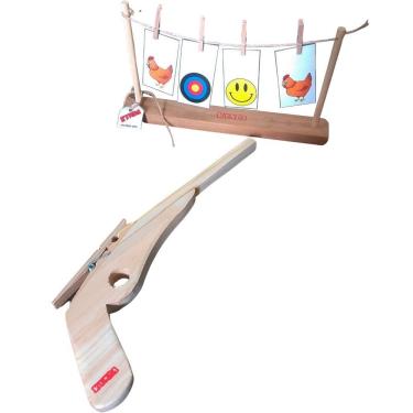Imagem de Tiro Ao Alvo Divertido - Madeira - Kits E Gifts
