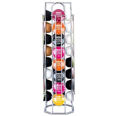 Imagem de Suporte Porta 32 Capsulas Dolce Gusto Platinado Premium - JRD