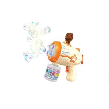Imagem de Pistola Brinquedo Arminha De Sabão Lança Bolhas De Sabão Ursinho