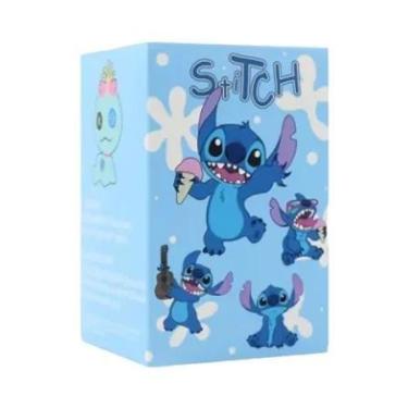 Imagem de Boneco Kawaii Stitch Anime Figura Caixa Surpresa Decoração De Casa Pre