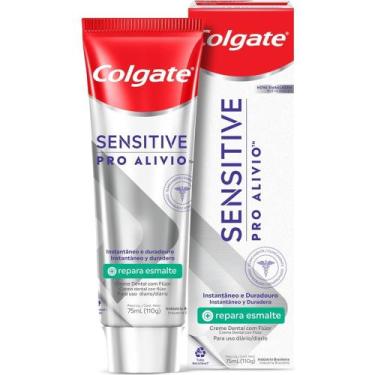 Imagem de Kit 2 Creme Dental Colgate Repara Esmalte Sensiti Pro-alívio 110g